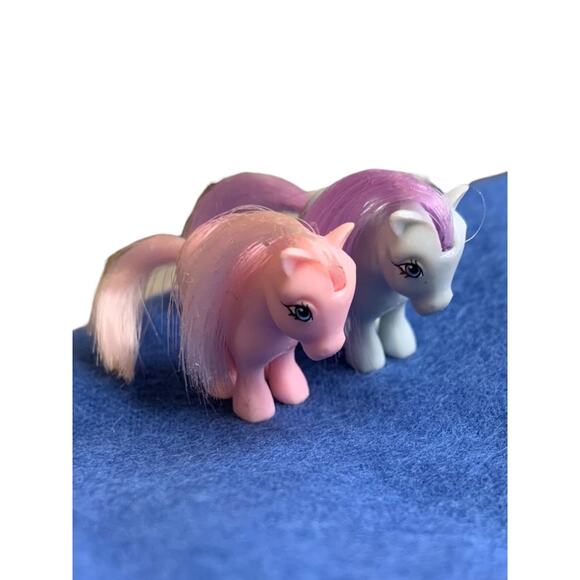My Little Pony 1 Inch Minifigs Blue Belle Cotton Candy Minifigurines Hasbro - Picture 2 of 9